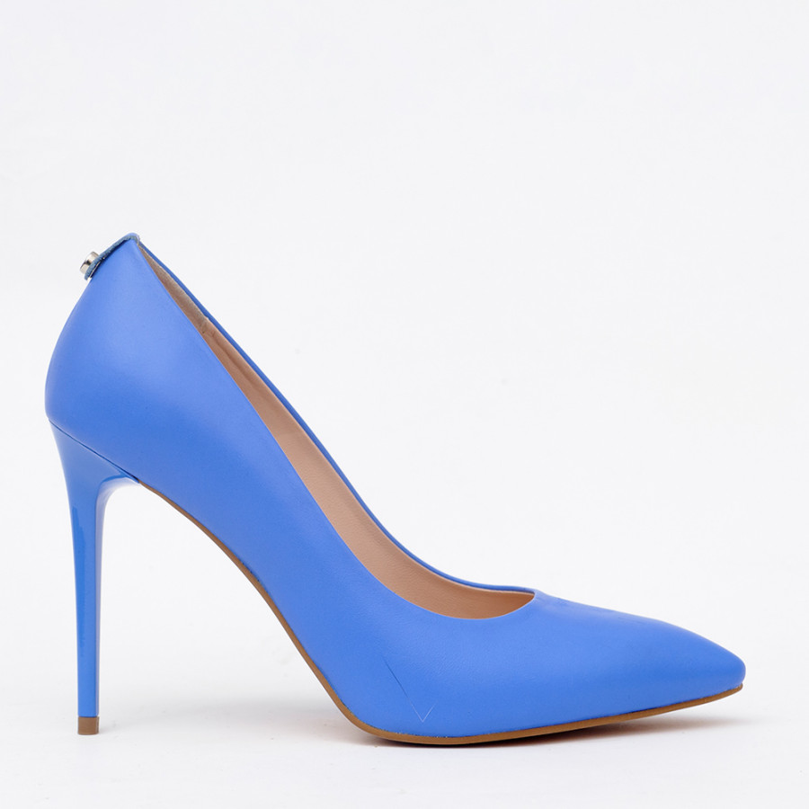 Pantofi Nataly din piele albastra